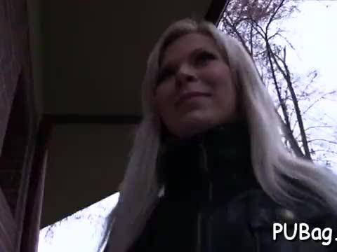 Explosive pole sucking pussy pounding