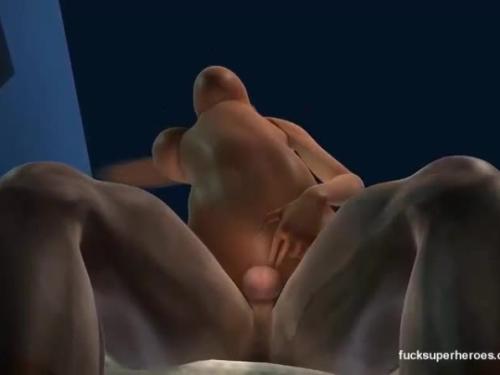 3d large tits tight pussy fucked on annoyance